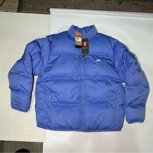 Nike Sportswear Club Puffer Jacket Men’s Size L Polar Blue FB7368-450 NEW